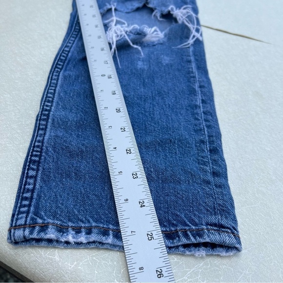 Abercrombie & Fitch Annie Girlfriend Distressed Jeans-Size 6R (28) - Picture 5 of 7